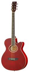 HOMAGE LF-401C-R фольковая 6-струнная гитара