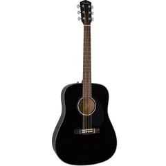 FENDER CD-60S Black WN акустическая гитара, цвет черный