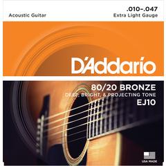 D'ADDARIO EJ-10 10-47 струны для акустической гитары