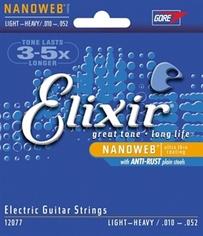 ELIXIR 12077 10-52 NanoWeb струны для электрогитары
