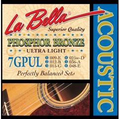 LA BELLA 7GPUL - струны для акустической гитары 9-48