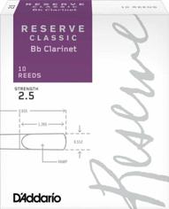 D`Addario DCT1025 (2.5) трости для кларнета Bb