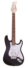 Fernandes LE-1Z BLK/L  электрогитара Stratocaster HSS, цвет - чёрный