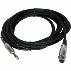 INVOTONE ACM1003/BK - микрофонный кабель , 6,3 джек моно <-> XLR3F (мама), длина 3 м