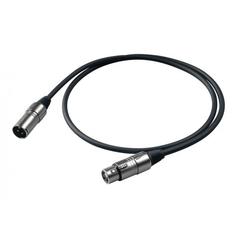 Proel BULK250LU20 - Микрофонный кабель, XLR папа <->XLR мама, длина - 20 m