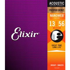 ELIXIR 16102 13-56 NanoWeb Med струны для акустической гитары