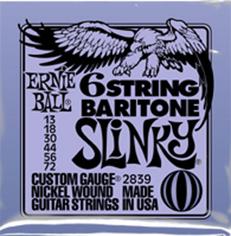 ERNIE BALL 2839  струны для баритон-гитары 13-72
