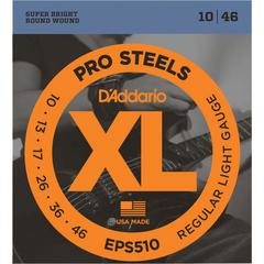 D'ADDARIO EPS510 XL PRO STEEL Струны для электрогитары Regular Light 10-46