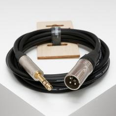 SHNOOR MC226- XMJS-10m Микрофонный симметричный - кабель с разъёмами XLR папа-Jack стерео 10м