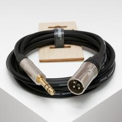 SHNOOR MC226- XMJS-10m Микрофонный симметричный - кабель с разъёмами XLR папа-Jack стерео 10м
