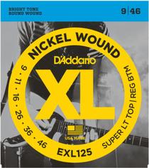 D'ADDARIO EXL-125 XL 09-46 струны для  электрогитары