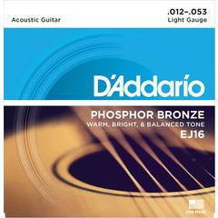 D'ADDARIO EJ-16  12-53 струны для акустической гитары