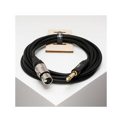 SHNOOR IC124-XFJM-3m Инструментальный кабель с разъёмами XLR мама-Jack моно 3м