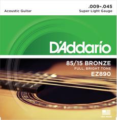 D'ADDARIO EZ-890 09-45 струны для акустической гитары
