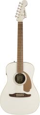 FENDER Malibu Player ARG Электроакустическая гитара, цвет бело-золотистый