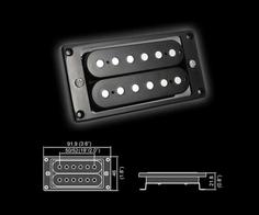 BELCAT BH-22 Bridge-BK звукосниматель магнитный черный