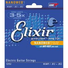 ELIXIR 12152 12-52 NanoWeb струны для электрогитары