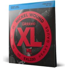D'ADDARIO EXL-230 XL NICKEL WOUND Струны для бас-гитары Long Heavy 55-110