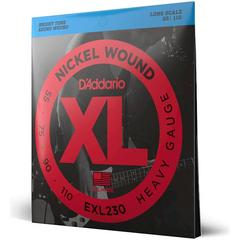 D'ADDARIO EXL-230 XL NICKEL WOUND Струны для бас-гитары Long Heavy 55-110