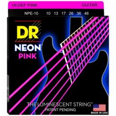 DR NPE-10 Neon струны для электрогитар, 10-46