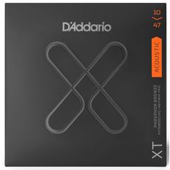 D'ADDARIO XTAPB1047 XT Комплект струн для акустической гитары, фосф.бронза, 10-47, с покрытием