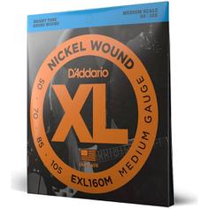 D'ADDARIO EXL-160M 50-105 струны для бас-гитары