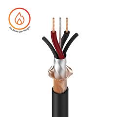 ROXTONE DMX001L-LSZH - Кабель DMX в LSZH-малодымной оболочке, D: 5 мм., 2x0,22mm2, Черный