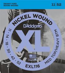 D'ADDARIO EXL-116  11-52 струны для электрогитар