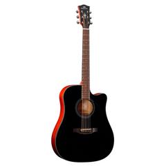 KEPMA EDCE K10 Black Matt трансакустическая гитара, цвет черный матовый