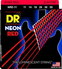 DR NRE-11 Neon  струны для электрогитары 11-50