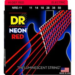 DR NRE-11 Neon  струны для электрогитары 11-50