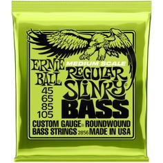 ERNIE BALL 2856 45-105 струны для бас-гитар