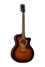KEPMA F0E-GA Top Gloss Cherry Sunburst трансакустическая гитара, цвет вишневый санберст, в комплекте
