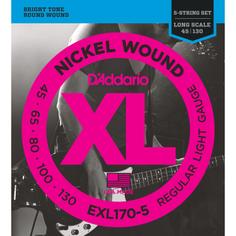 D'ADDARIO EXL-170-5  струны для 5-стр бас гитары 45-130