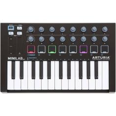 Arturia MiniLab mkII Black 25 клавишная MIDI-клавиатура