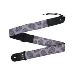 MEZZO MZ-RG-5skull2 Ремень для гитары, череп2