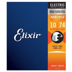 ELIXIR 12062 10-74 Nanoweb  струны для 8-ми струнной электрогитары