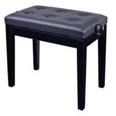 RIN HY-DX15-GLOSS-BLACK Банкетка, черный/черный, искусственная кожа