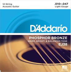 D'Addario EJ38 - струны для 12-стр. гитары