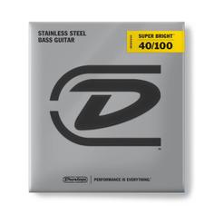 DUNLOP DBSBN40100 Super Bright Nickel струны для бас гитары 40-100
