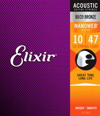 ELIXIR 11152  струны для 12-стр. гитары 10-47